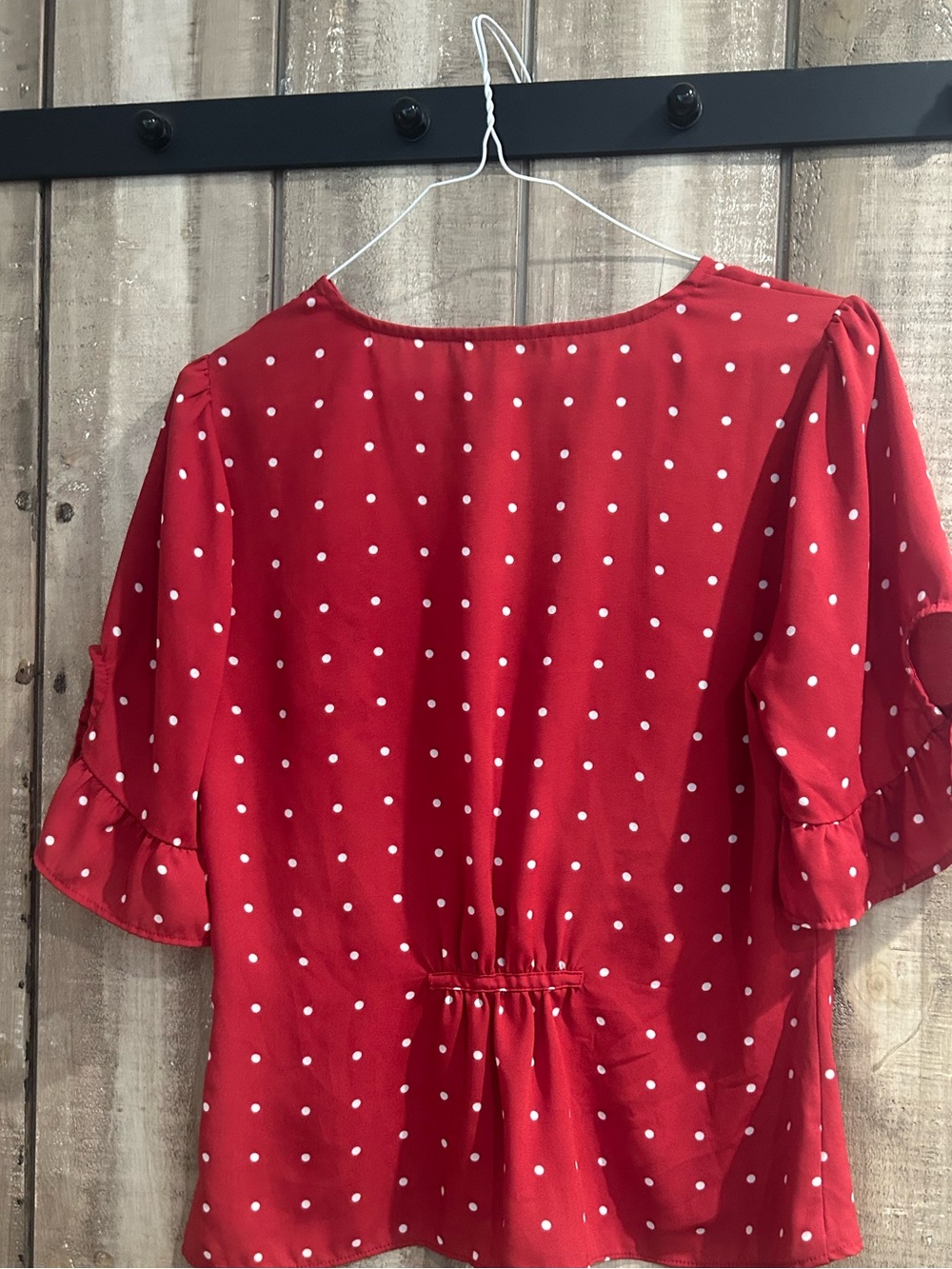 Madewell Daylight Tie-Sleeve Top in Polka
Dot, 2 - Picture 9 of 12